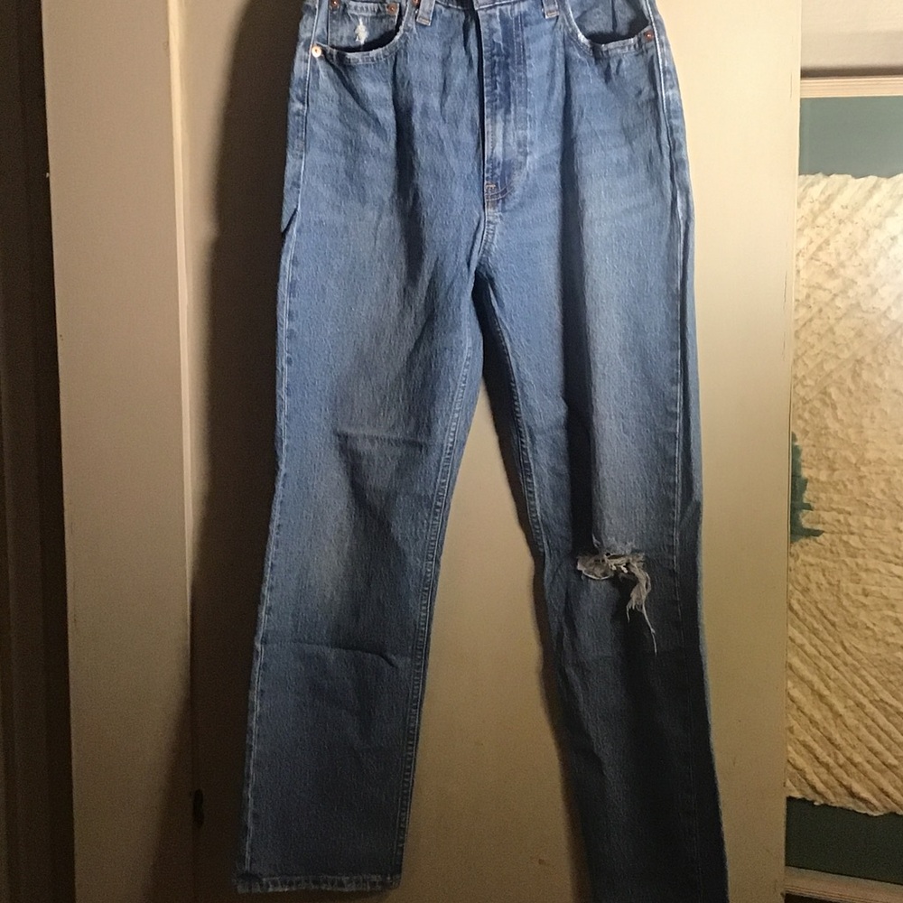 GAP Blue Distressed Women Jeans